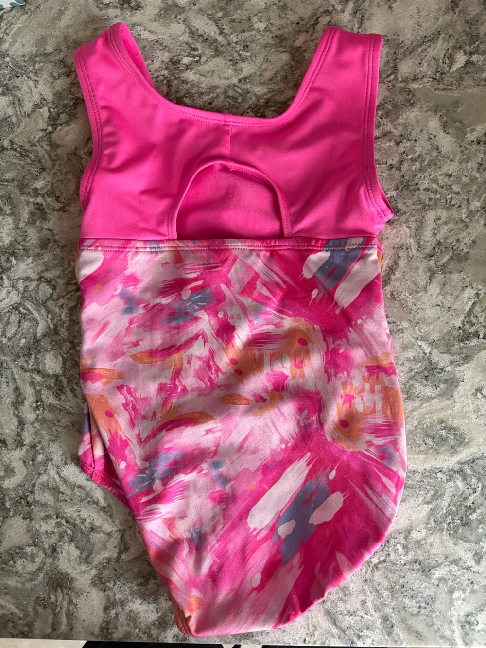 Cat & Jack Hot Pink Girls Leotard - Picture 3 of 4